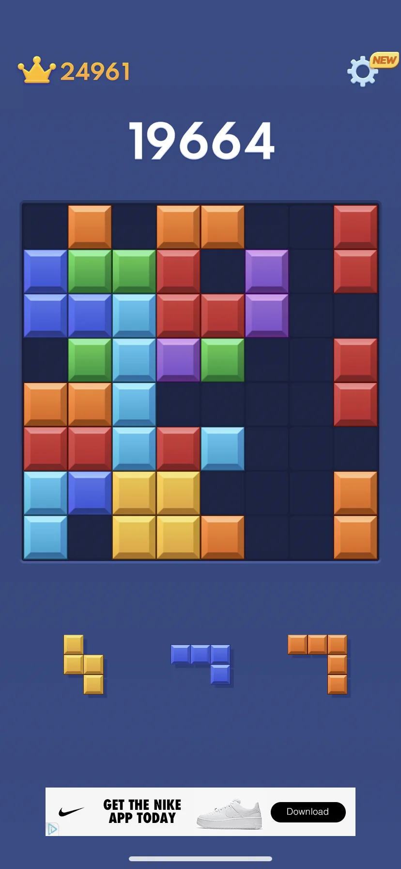 Block Blast Solver Sample 1